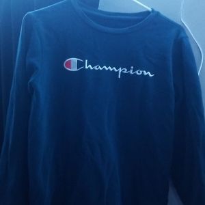 Boys large champion long sleeve/sweatshirt